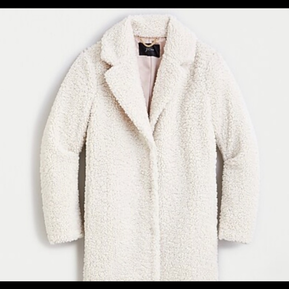 J. Crew Sherpa teddy coat brand new with tags